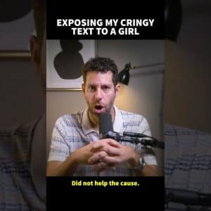 Exposing My Cringy Text To A Girl #datingcoach #textgame #datingadvice